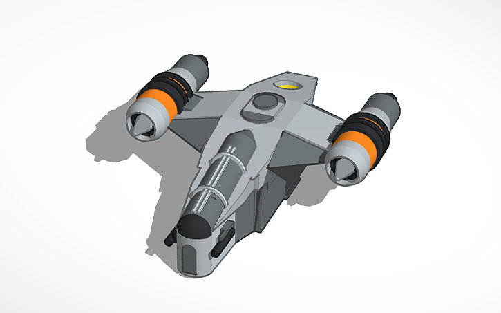 3D design Razor Crest from the mandalorian - Tinkercad