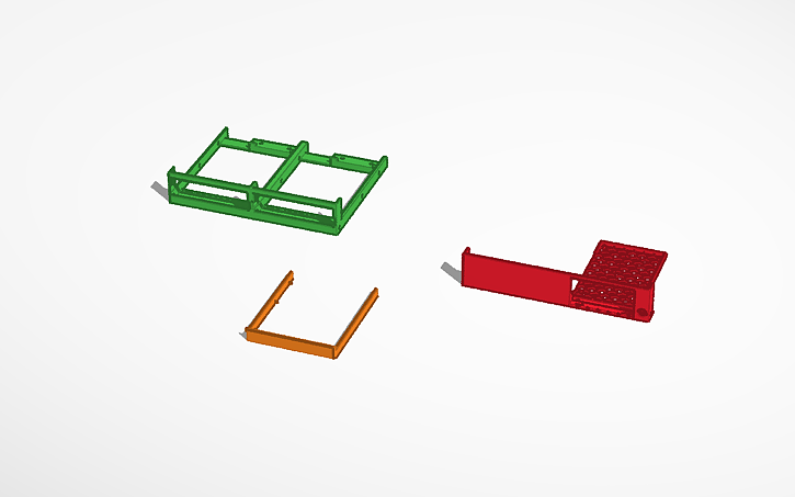 3D design Rack 19 1U 2/4 ZimaBoard - Tinkercad