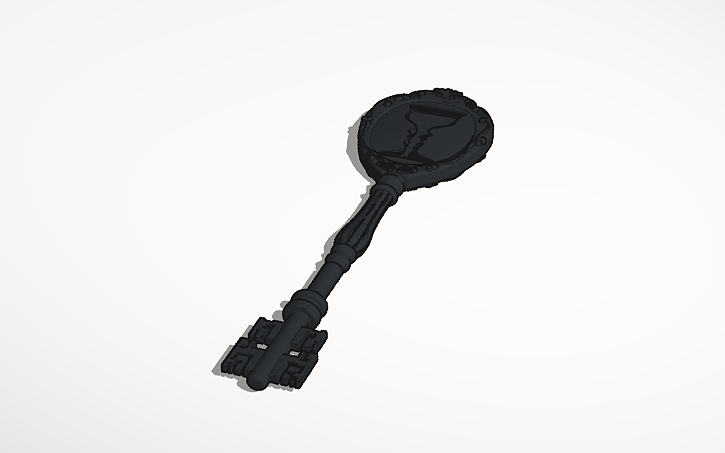 3D design Mirror Key Locke & Key - Tinkercad