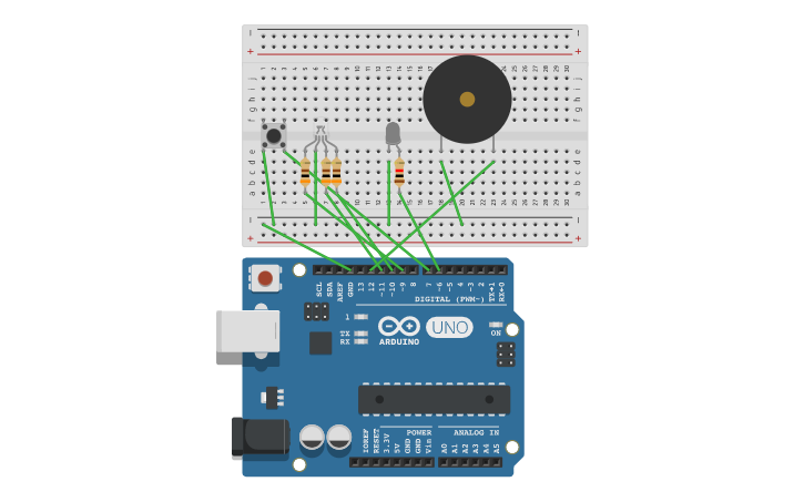 Circuit design Programming the Arduino (Simulator) - Tinkercad