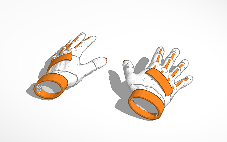 3D design gloves autom standoff2 - Tinkercad