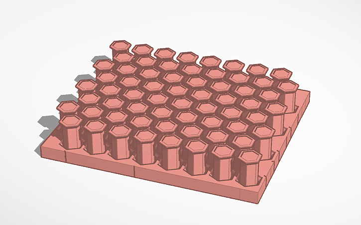 Pin Screen Research 3D design Pin Screen - Tinkercad