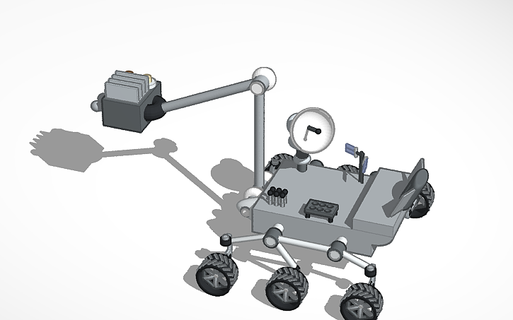 3D design Space rover - Tinkercad