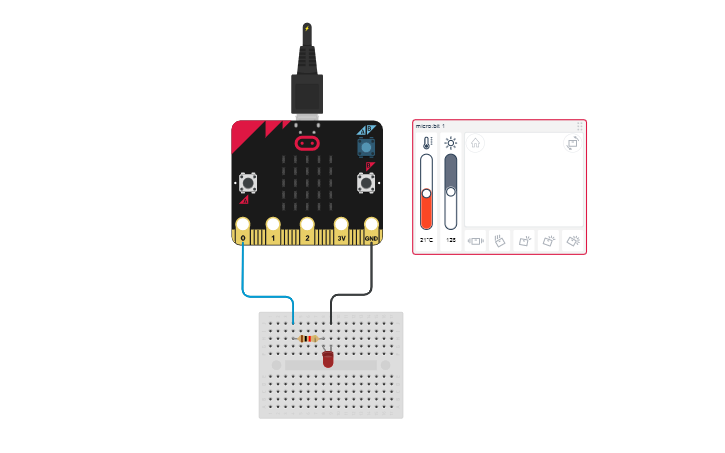 Circuit design Week 10 Accelerometer - Tinkercad