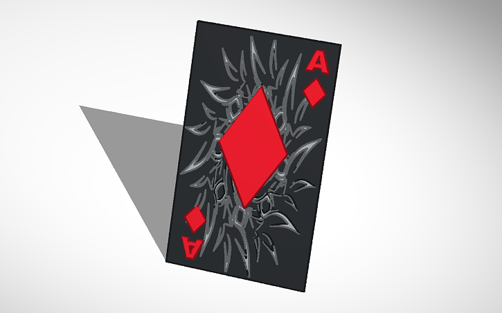 3D design cards - Tinkercad