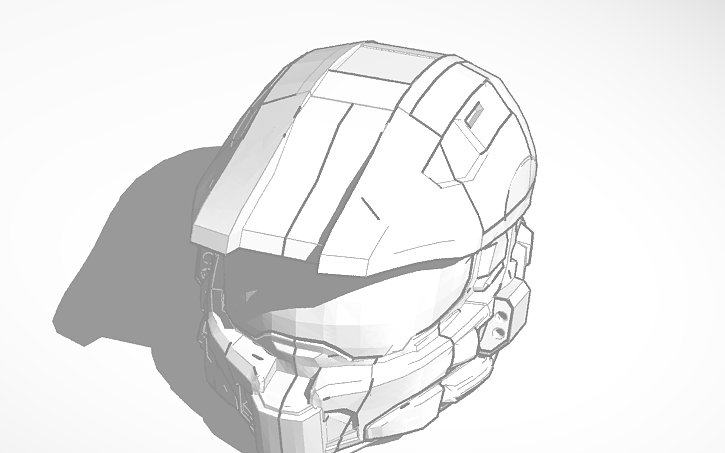 3D design Master Chief - Tinkercad