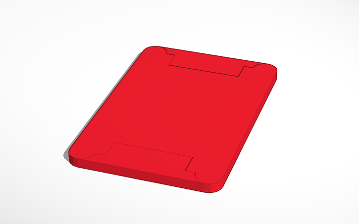 3D design Rounded rectangle - Tinkercad