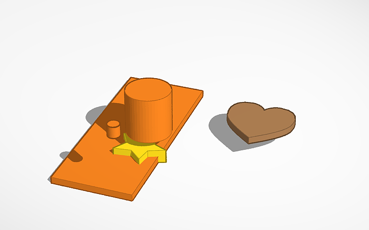 3D design chaveiro 7c - Tinkercad