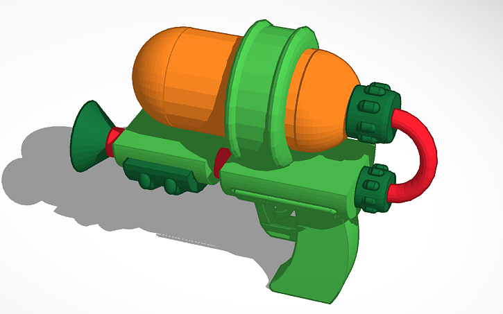 3D design Splatoon Gun - Tinkercad