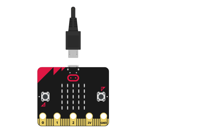 Circuit design Micro:Bit (display) - Tinkercad
