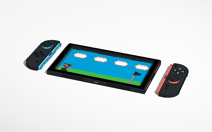 3D design interactive Nintendo Switch 2 - Tinkercad