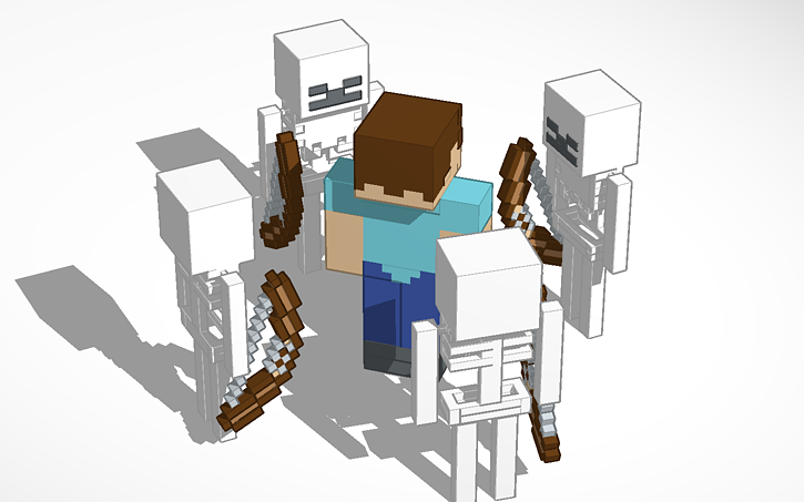 3D design Minecraft - Tinkercad