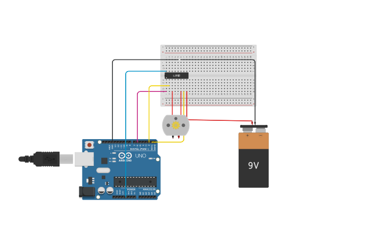 Circuit design RAGHUL KRISHNA S RIG INDUCTION PROJECT - Tinkercad