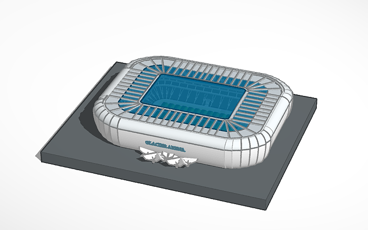 3D design Glacier Arena - Tinkercad
