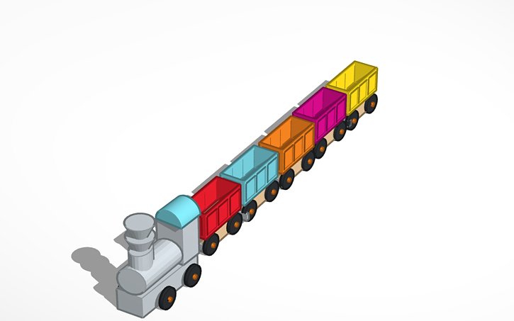 3D design Rail Road - Tinkercad