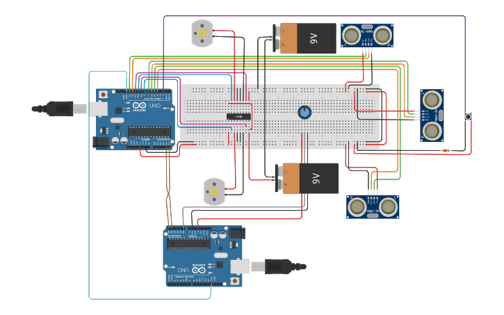 Circuit design Autonomous Boat - Presentation code - Tinkercad
