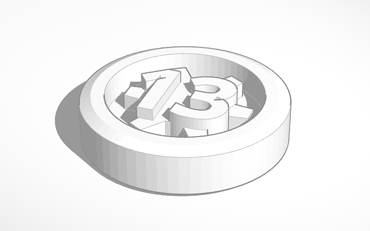 3D design Coin - Tinkercad