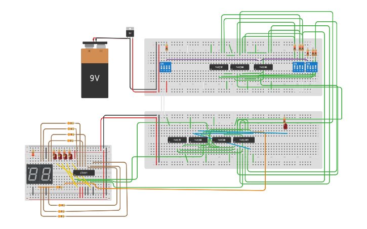 Circuit design implementation - Tinkercad