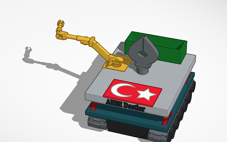 3D design 2026 TEKNOFEST ROBOLİG ROBOT - Tinkercad