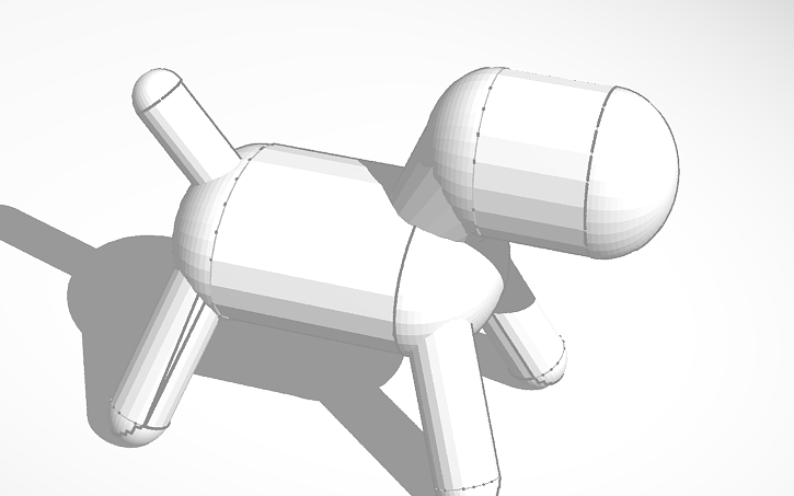3D design Rascal the robot dog - Tinkercad