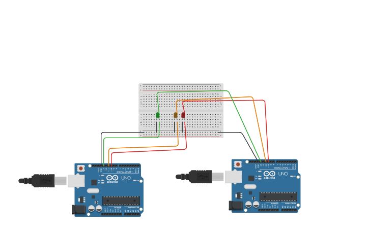 Circuit design SPI - Tinkercad