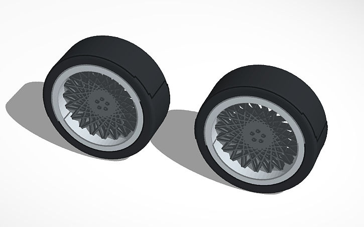 3D design raceline wheels hs10 - Tinkercad