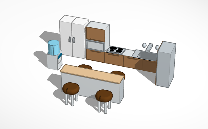 3D design Kitchen - Tinkercad