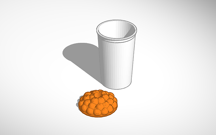 3D design bubble tea tumbler - Tinkercad