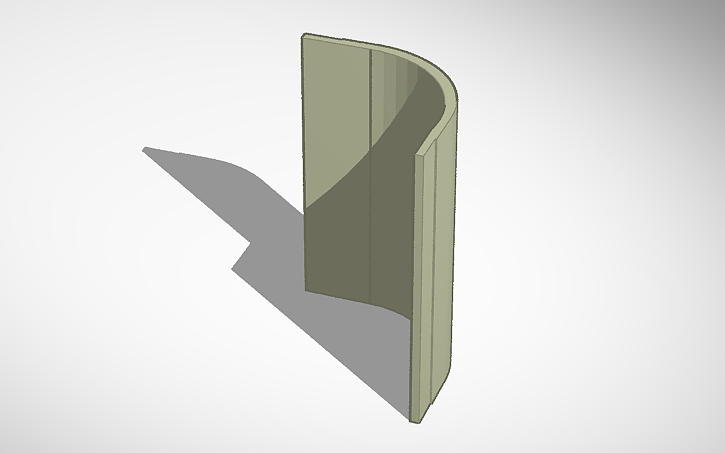 3D design 150 round coner - Tinkercad