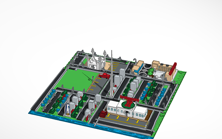 Thinkercad Science 3D design Group 2 Science PT Smart City 9-Mendeleev - Tinkercad