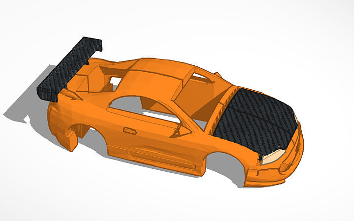 3D design rc cover - Tinkercad