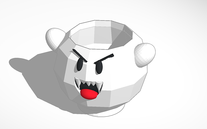 3D design Boo #planter - Tinkercad