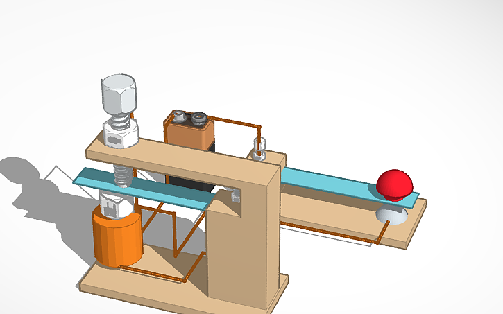 3D design telégrafo - Tinkercad