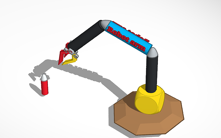 Thinkercad Science 3D design Science robotic arm - Tinkercad