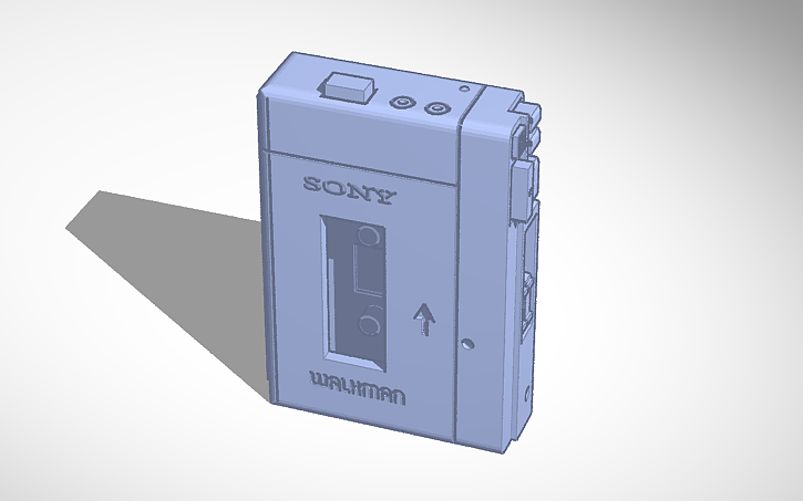 Sony Walkman TPS-L2 1979 - Tinkercad