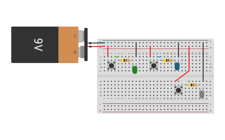 Circuit design Parallel Circuit Board #3 - Tonog - Tinkercad