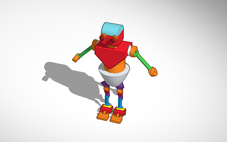3D design robot - Tinkercad