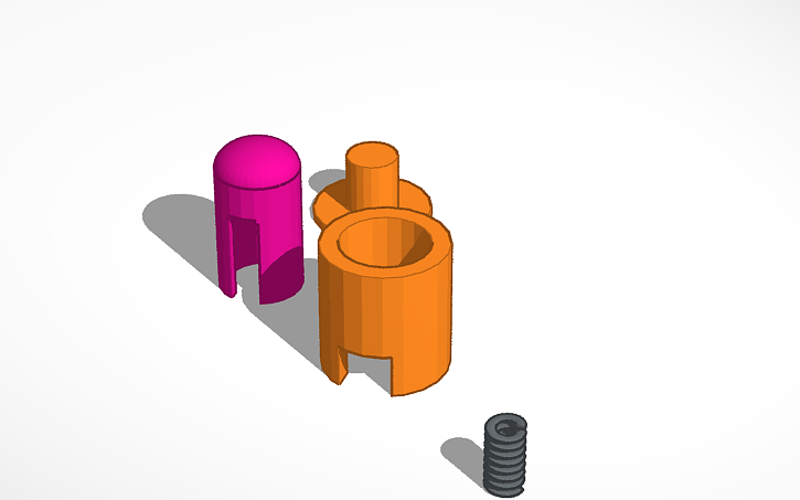 3D design button - Tinkercad