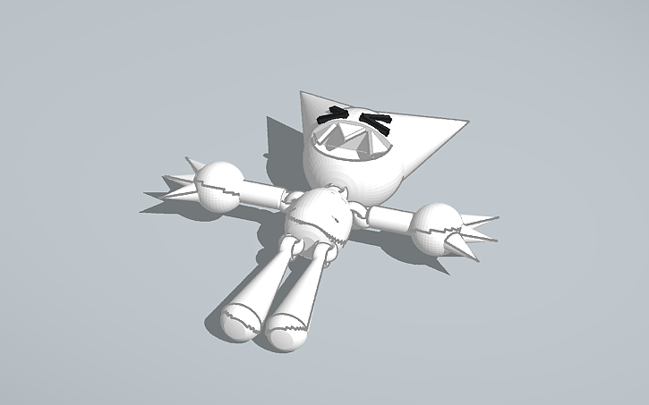 3D design Token Full Body keychain - Tinkercad