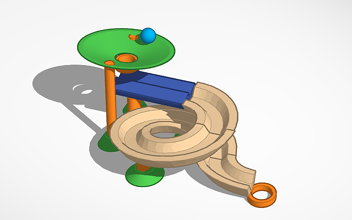 3D design Marble Run - Tinkercad