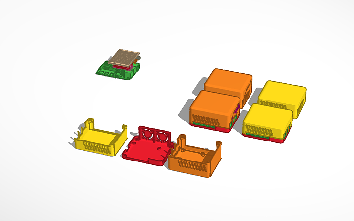 3D design WiP - Mysensors controller and gateway box v.2 - Tinkercad
