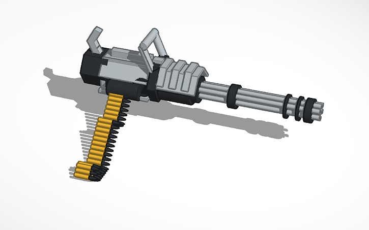 3D design Call Of Duty Minigun - Tinkercad