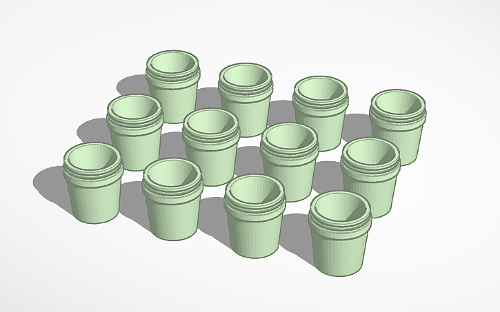 3D design Mini Bucket With Handle - Tinkercad