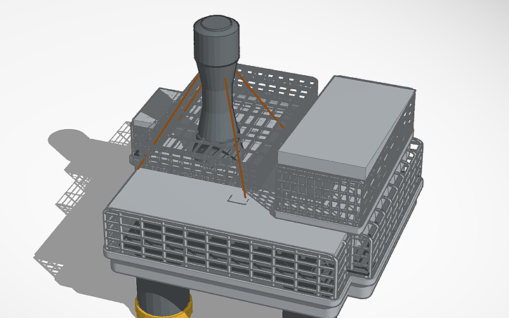 Oil Rig Design File 3D design oil rig - Tinkercad