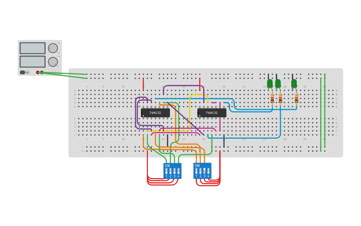 Priority 8to3 Encoder Modelsim Circuit design Priority Encoder(8 to 3) 20032 - Tinkercad