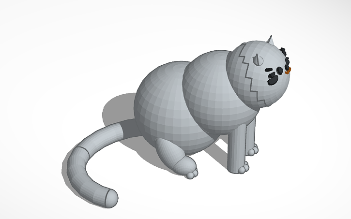 3D design Cat - Tinkercad