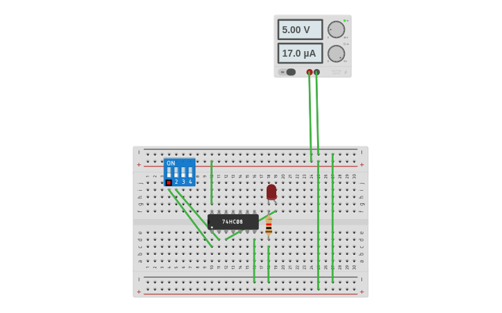 Circuit design led 3 - Tinkercad
