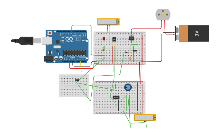 Circuit design Arduino LM35 - Tinkercad
