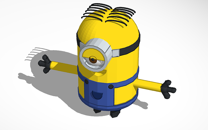 3D design Stuart Minion from MINIONS - Tinkercad