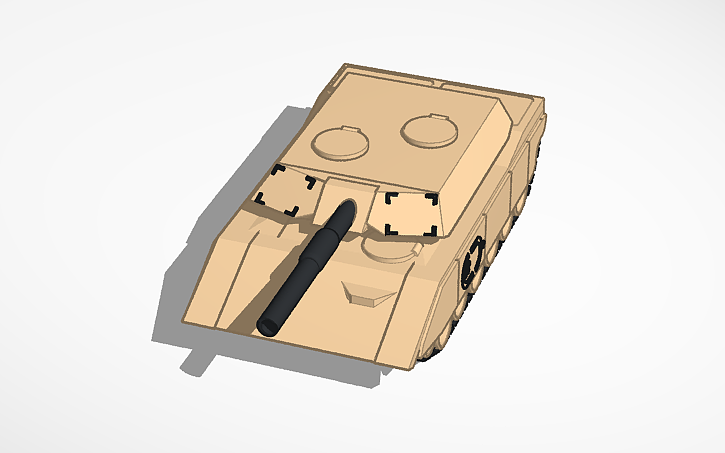 3D design super tank - Tinkercad